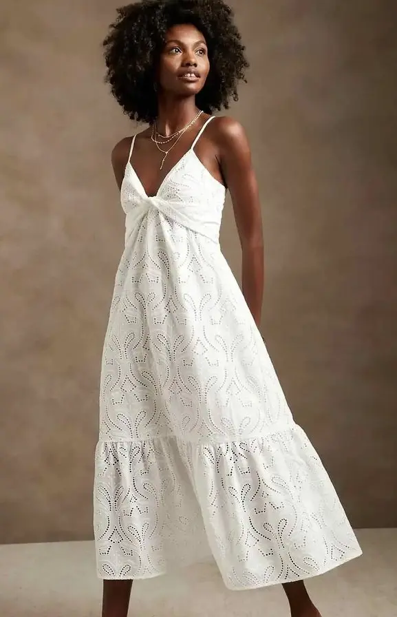 夏季小眼連衣裙